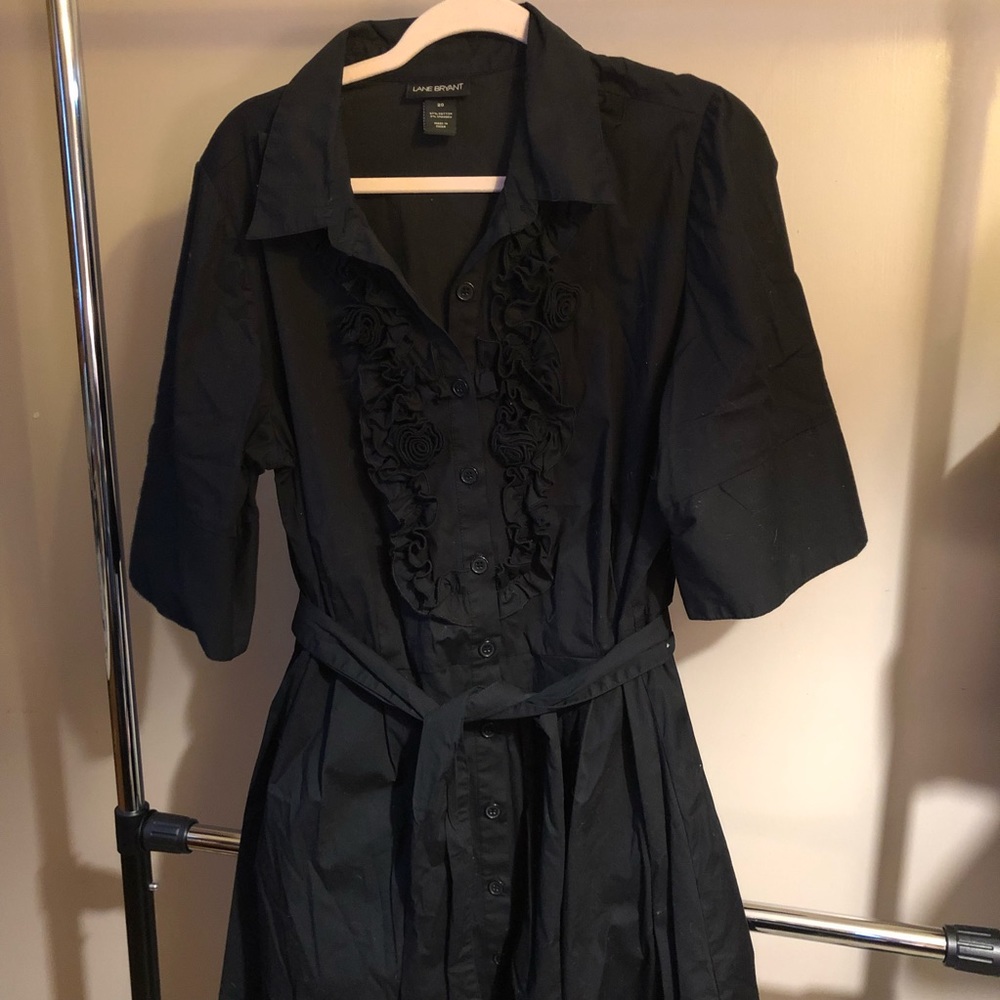 Lane Bryant Black Rose Dress Size 20